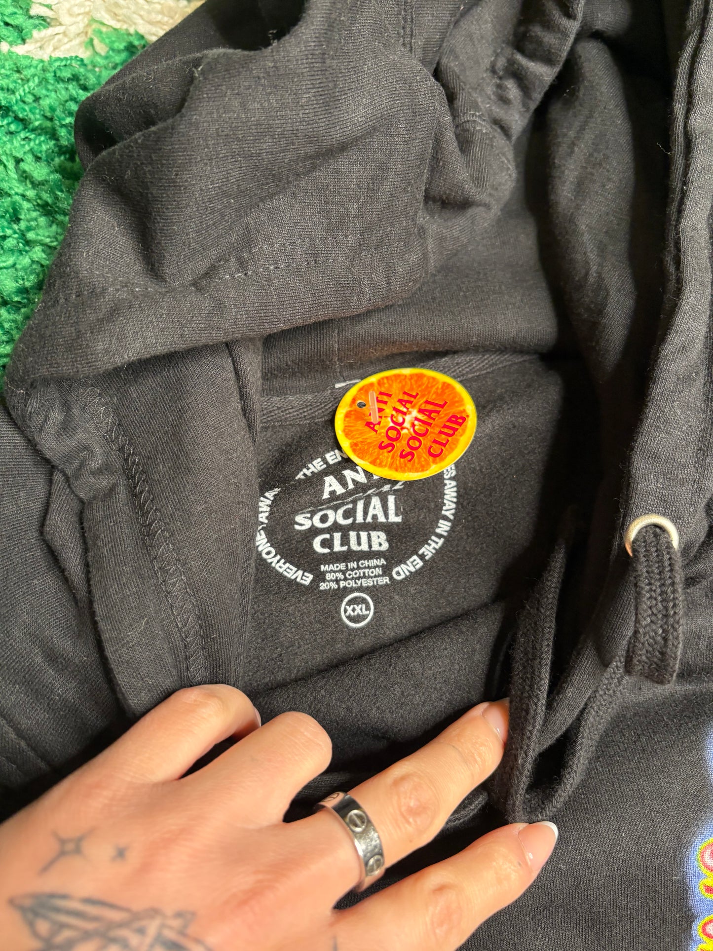 ASSC Hoodie Neon DS Size XXL