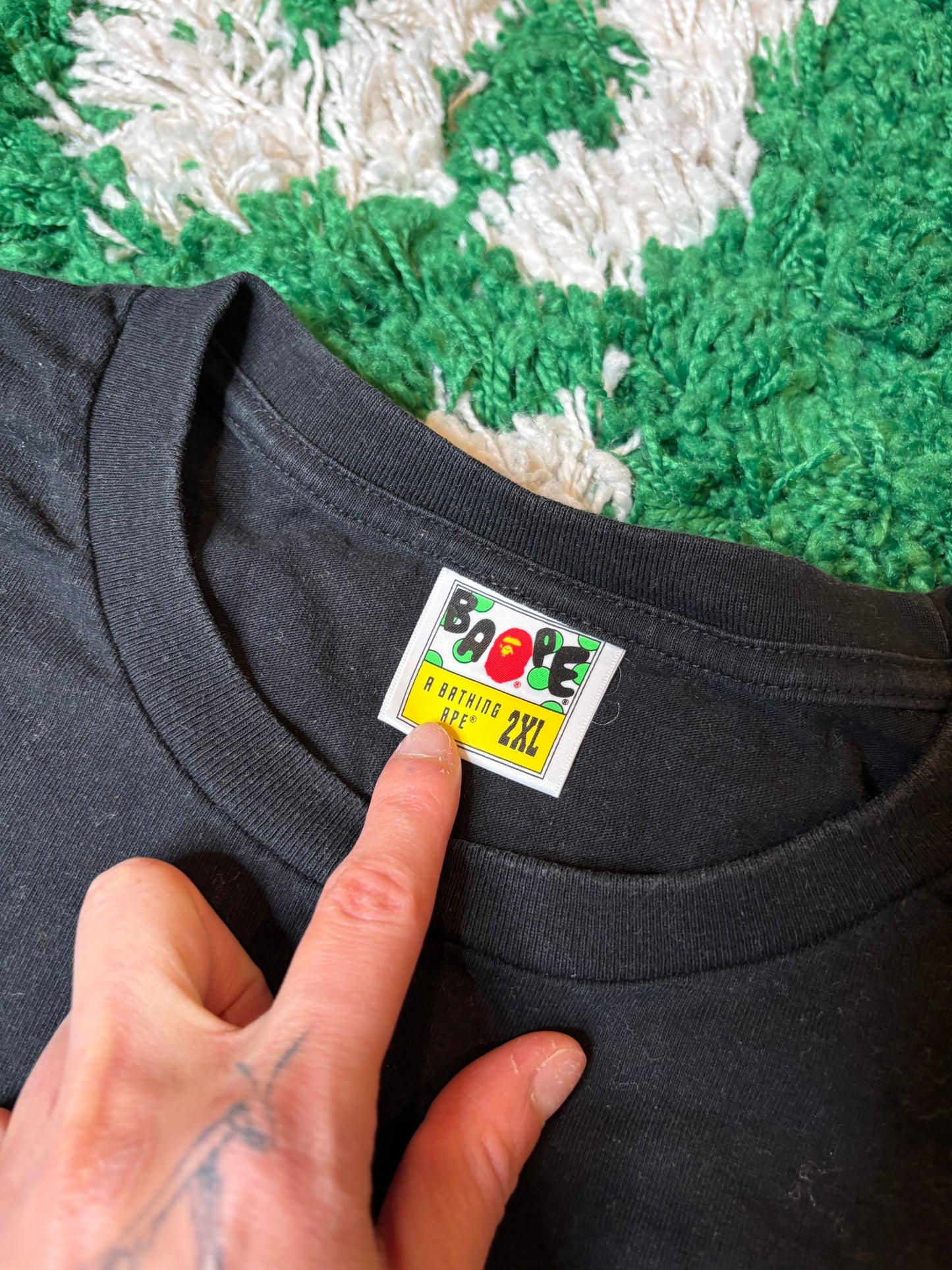 Bape City Ape Head Tee Black Size XXL