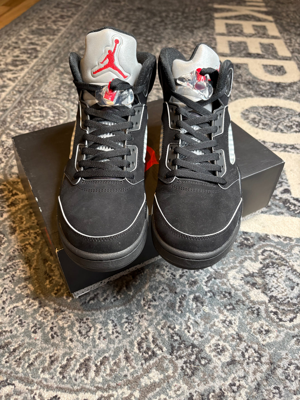 Jordan 5 Retro “Black Metallic” Clean Og Size 10