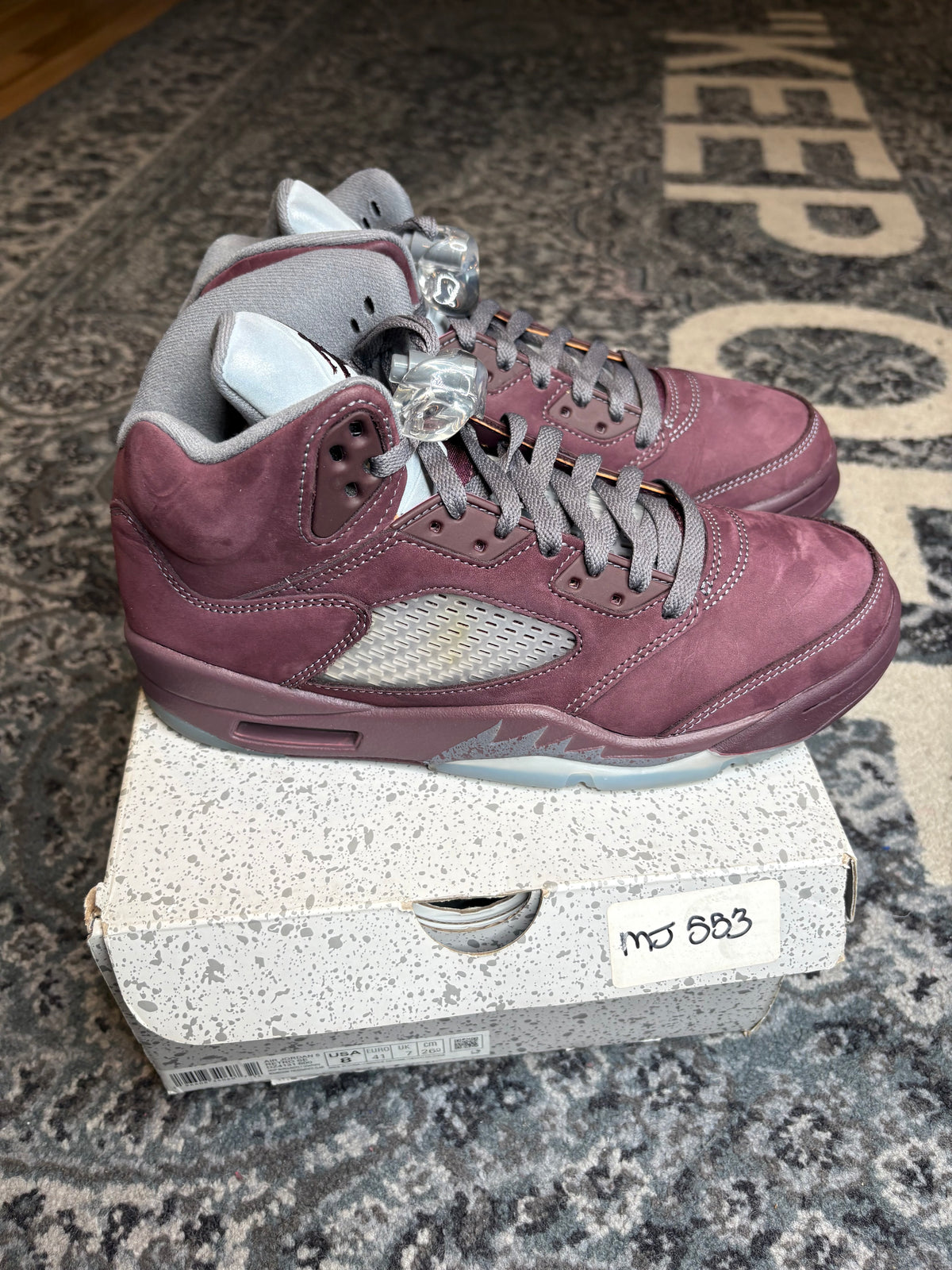 Jordan 5 Retro “Burgundy” Clean Og Size 8