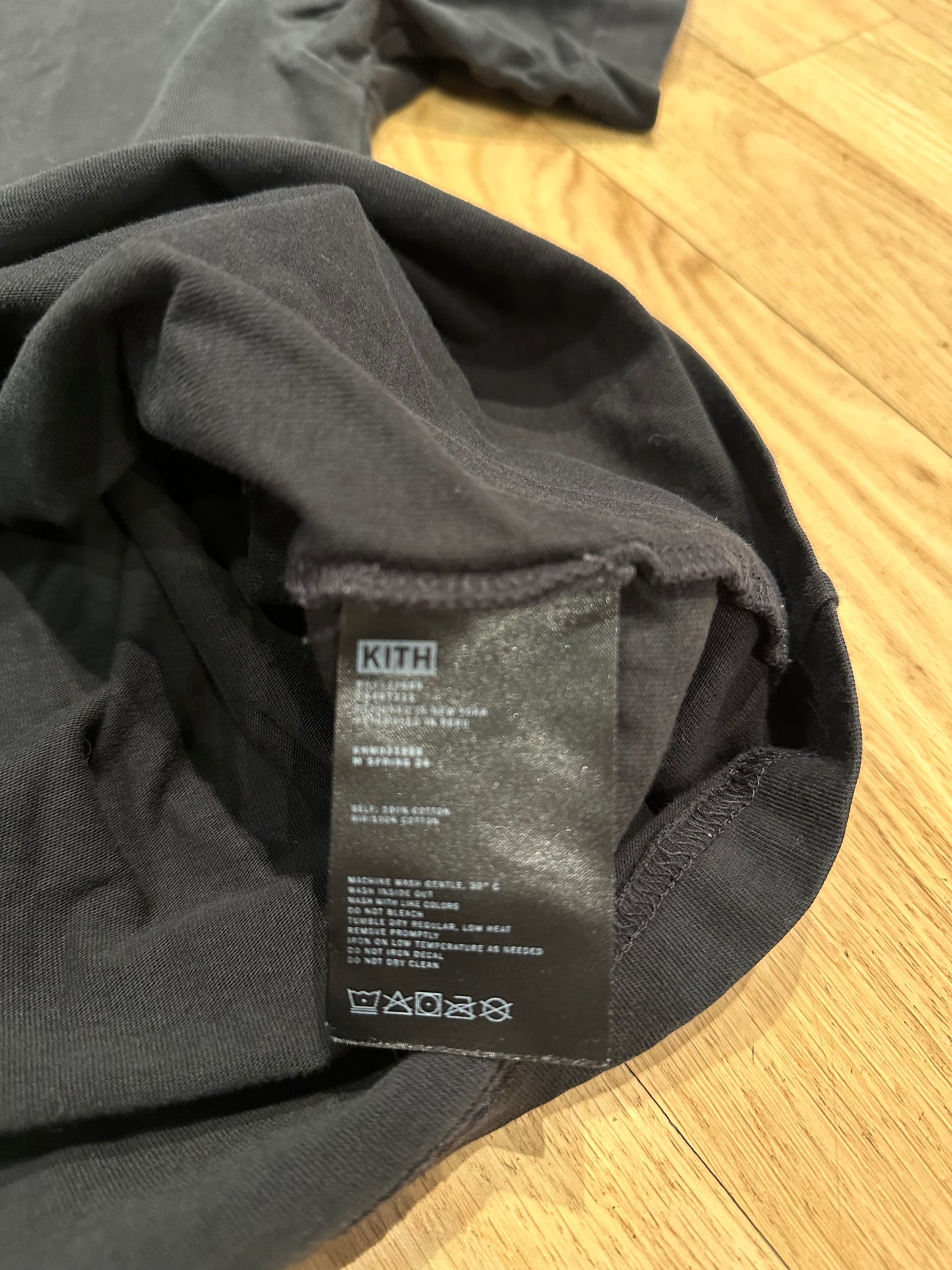 Kith Black Logo Tee Size Small