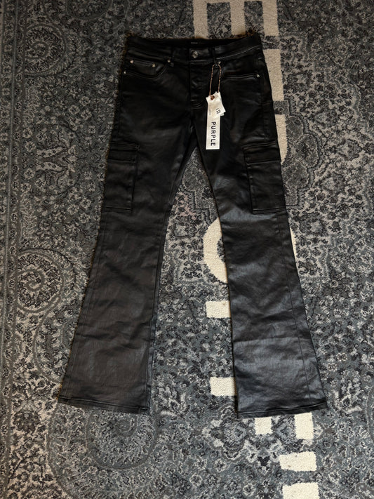 Purple P004 Black Jeans Size 32