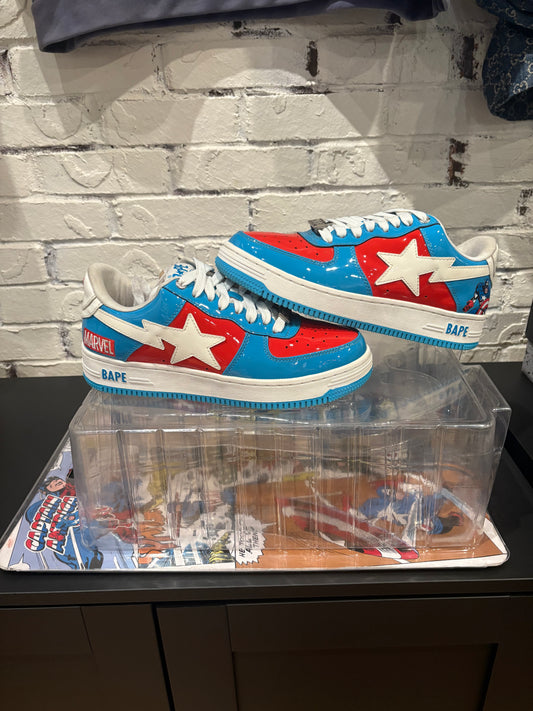 Bapesta ‘marvel’ size 8.5 clean OG all