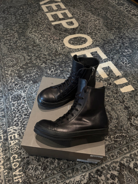 Rick Owen’s Triple Black Ramones High Clean OG Size 43.5 (10.5 US)