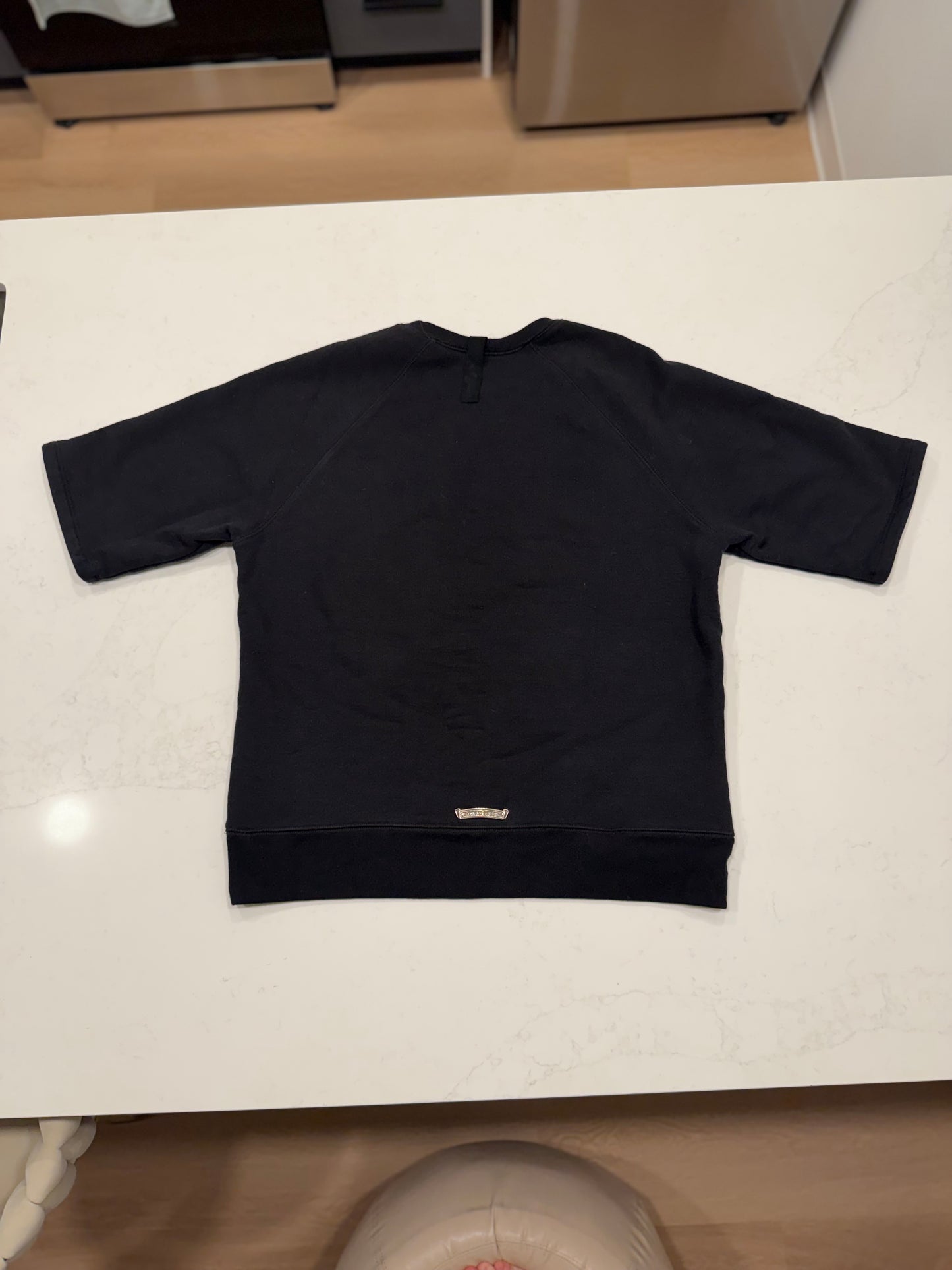 Chrome Hearts Sweat Tee Black Embroidered Size Medium