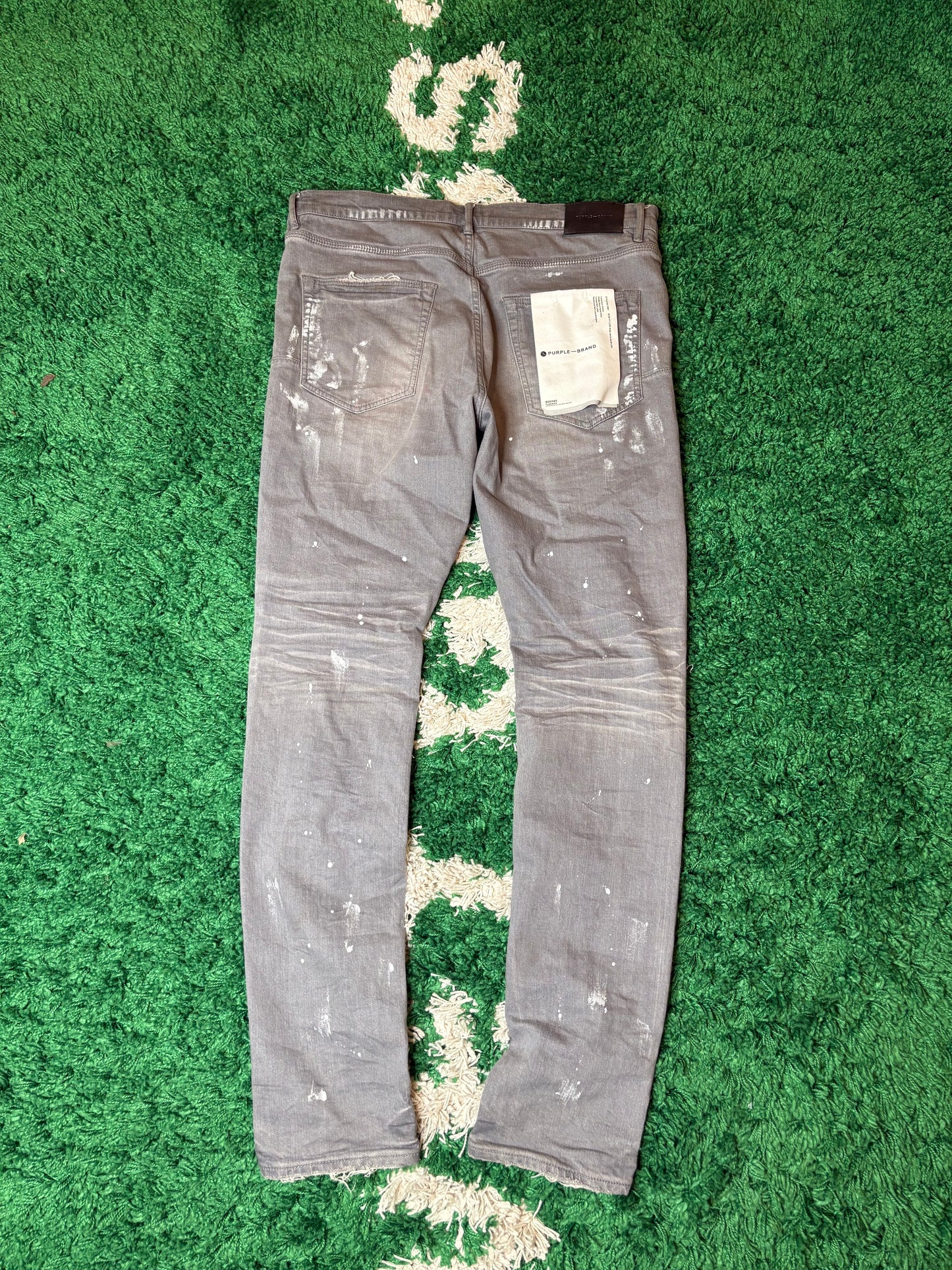 Purple Jeans Gray Size 34