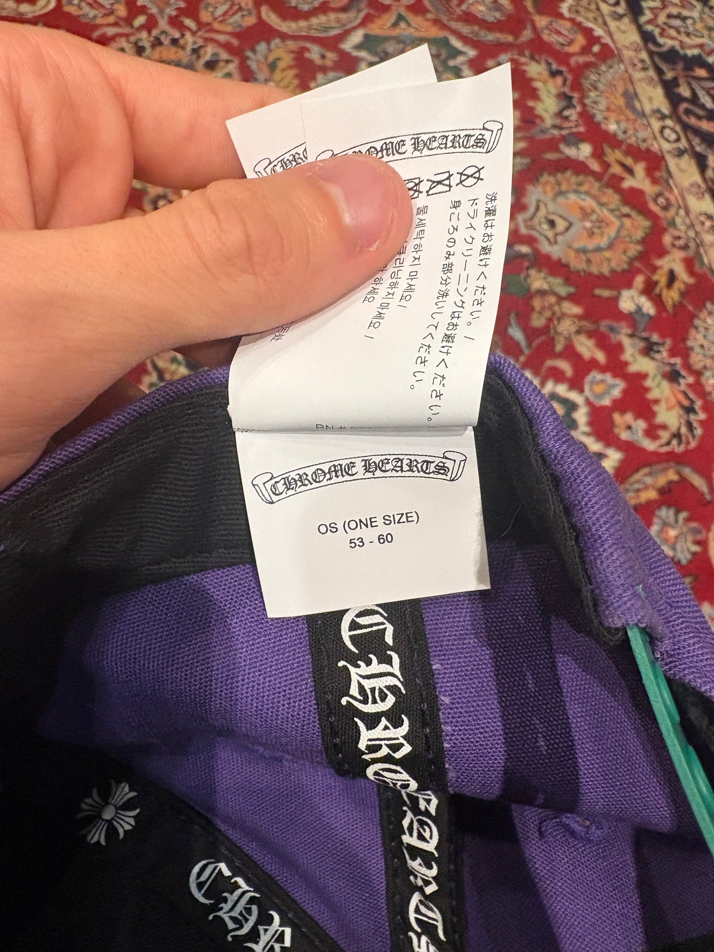 Chrome Hearts Purple/Green Hat