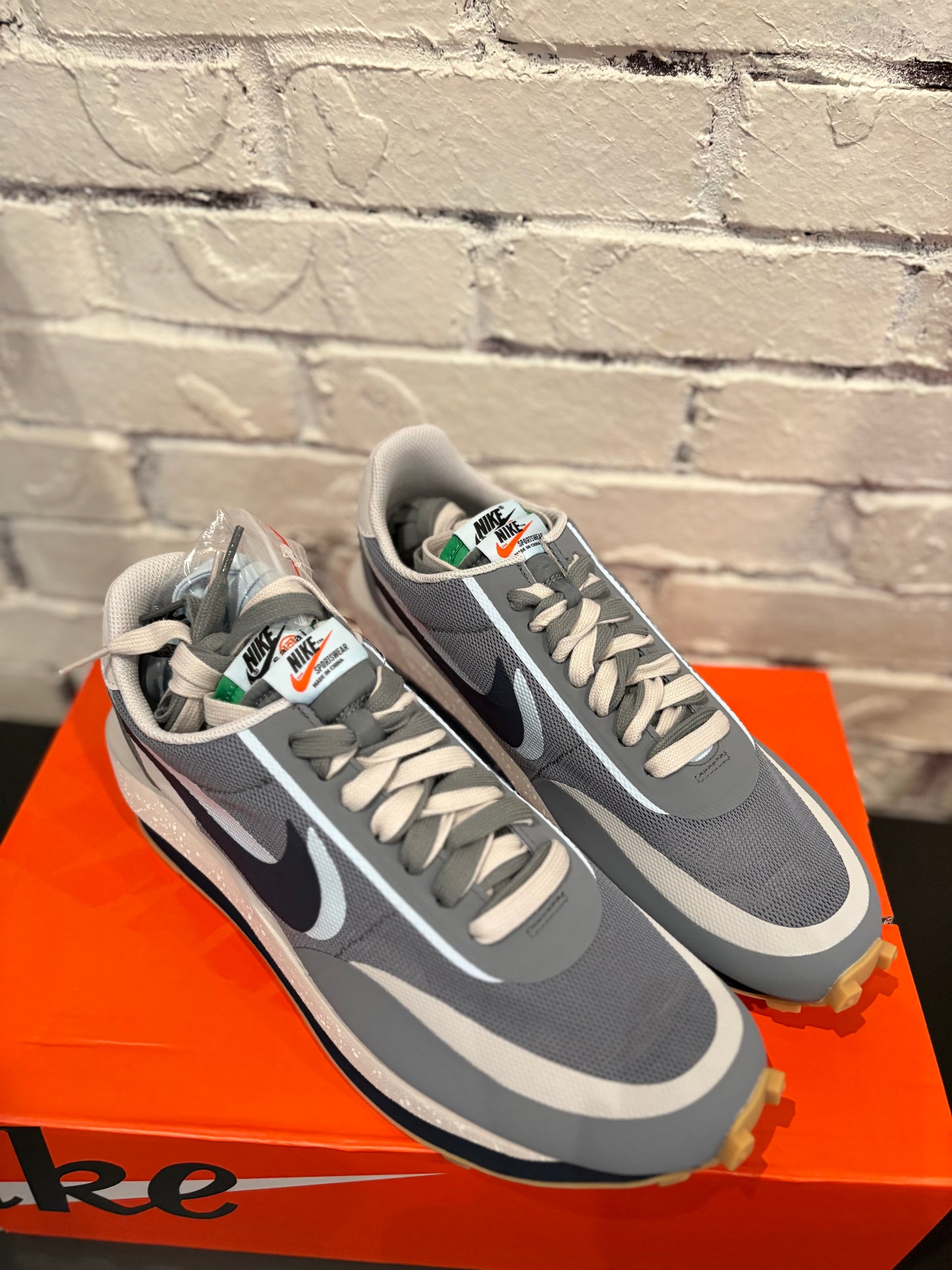 Waffle Sacai Clot Kiss of Death 2 Cool Grey DS OG Size 10.5