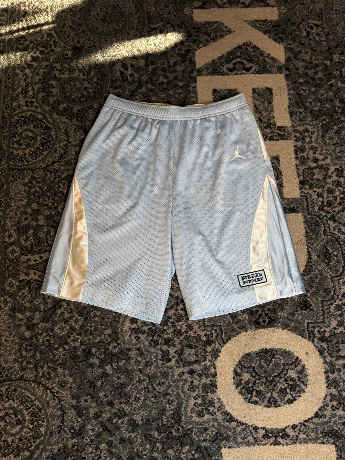Supreme Jordan Shorts “Light Blue” Ds Size Medium