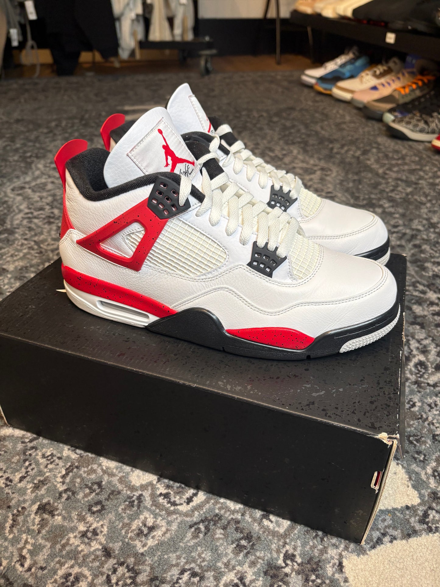 Jordan 4 Retro “Red Cement” Clean Og Size 12