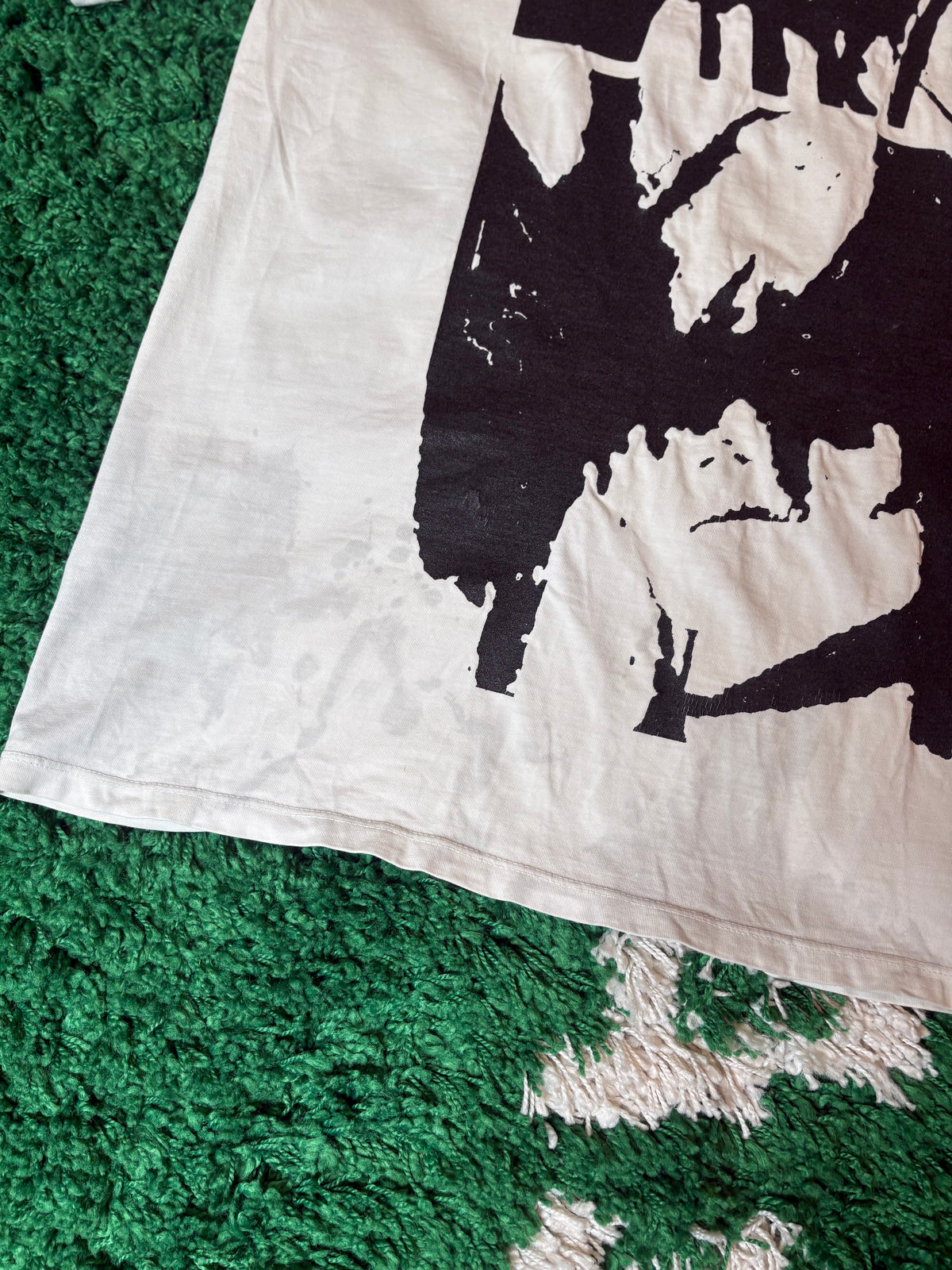 Rhude Graphic Tee White Size Medium