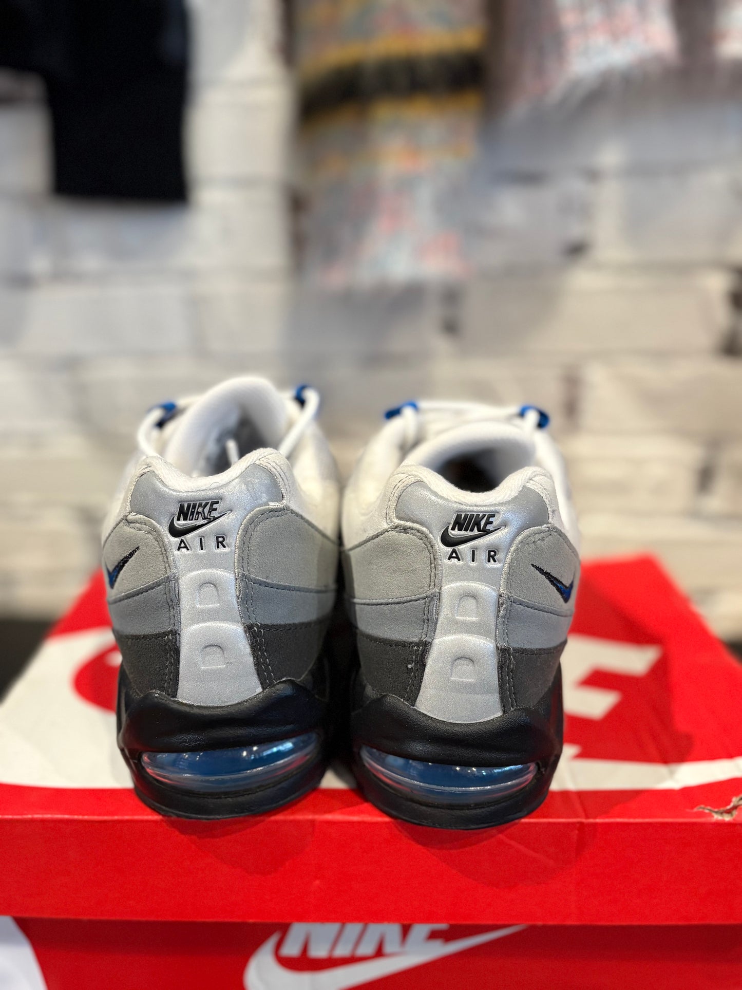 Air Max 95 Big Bubble Blue Spark Clean RB Size 10
