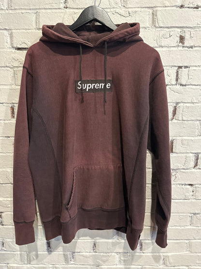 Supreme Hoodie Brown PO Sz L