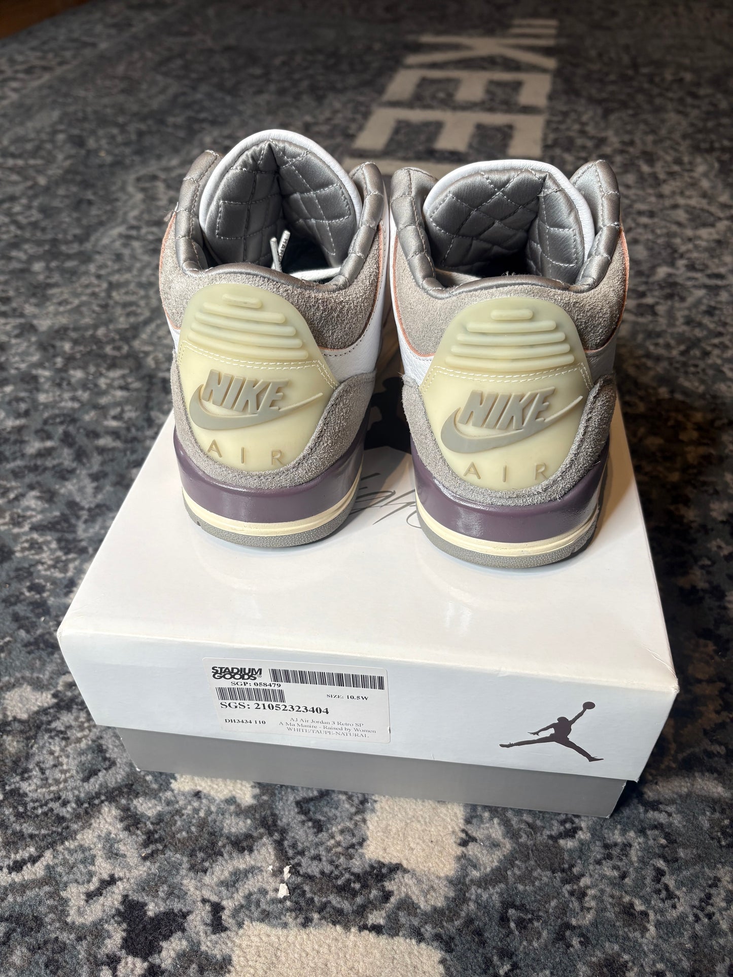 Jordan 3 Retro “A Ma Maniere” CLEAN OG SIZE 9M