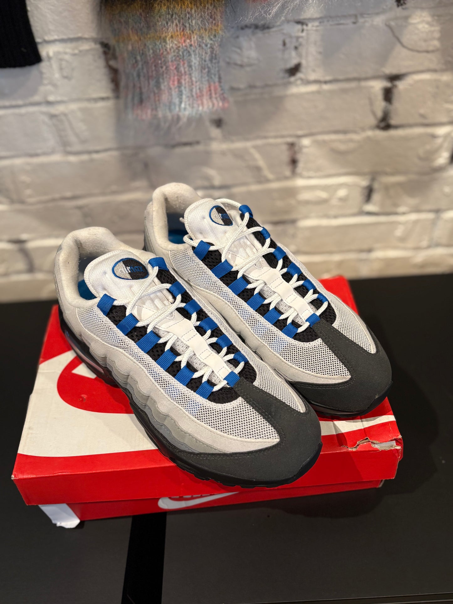 Air Max 95 Big Bubble Blue Spark Clean RB Size 10