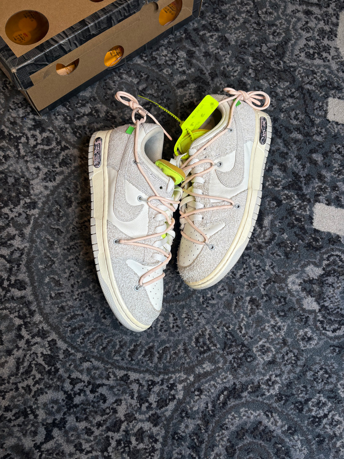 Nike Dunk Low “Off White Lot 12” Clean Og Size 10