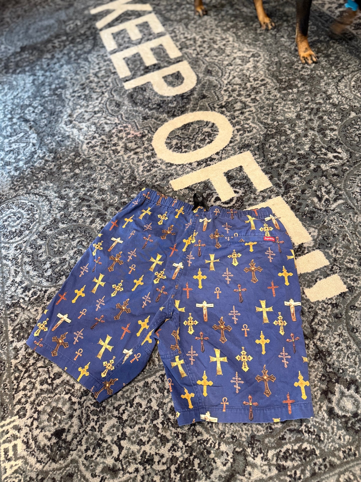 Supreme Cross Shorts Size 34