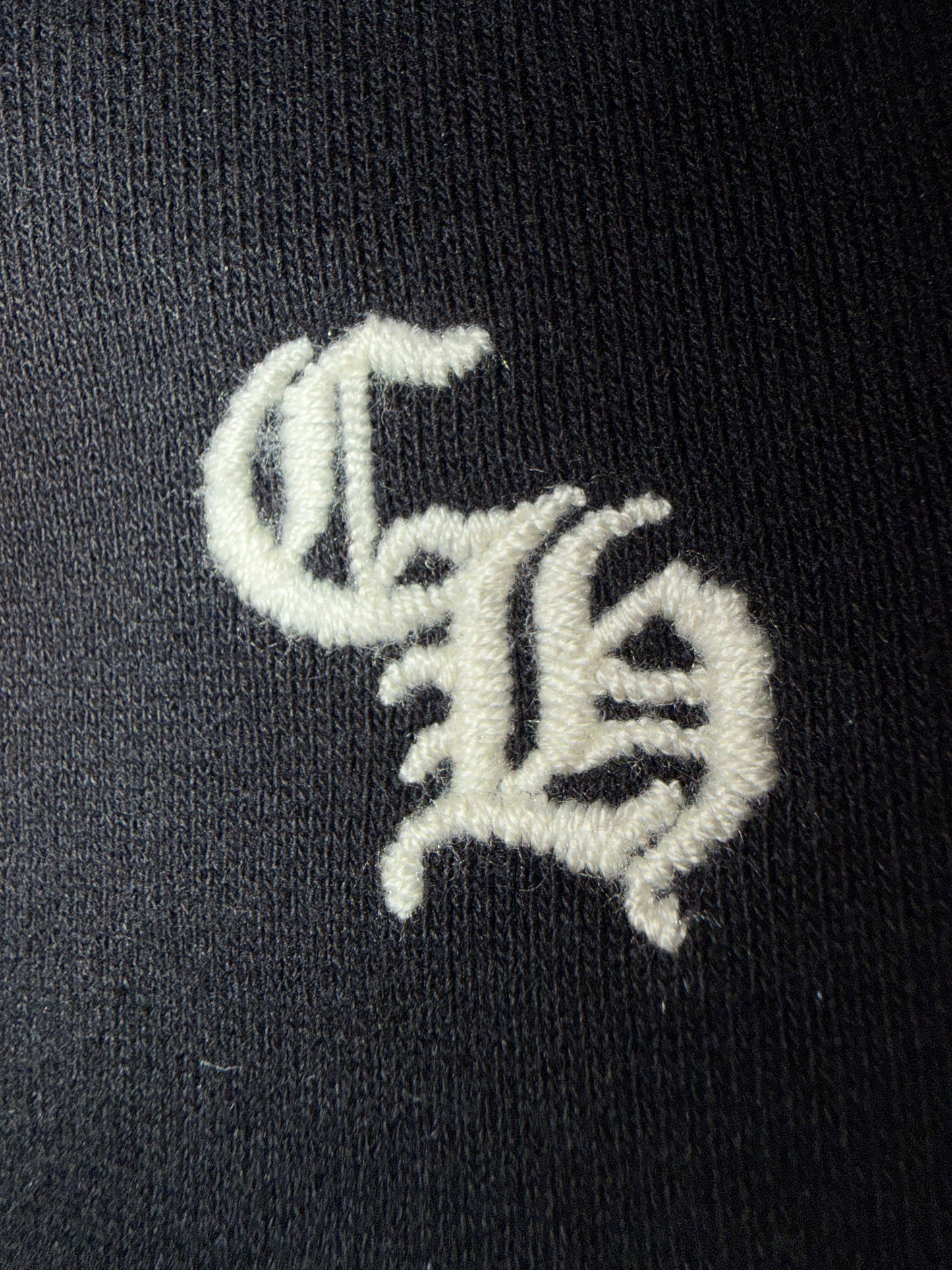 Chrome Hearts Sweat Tee Black Embroidered Size Medium