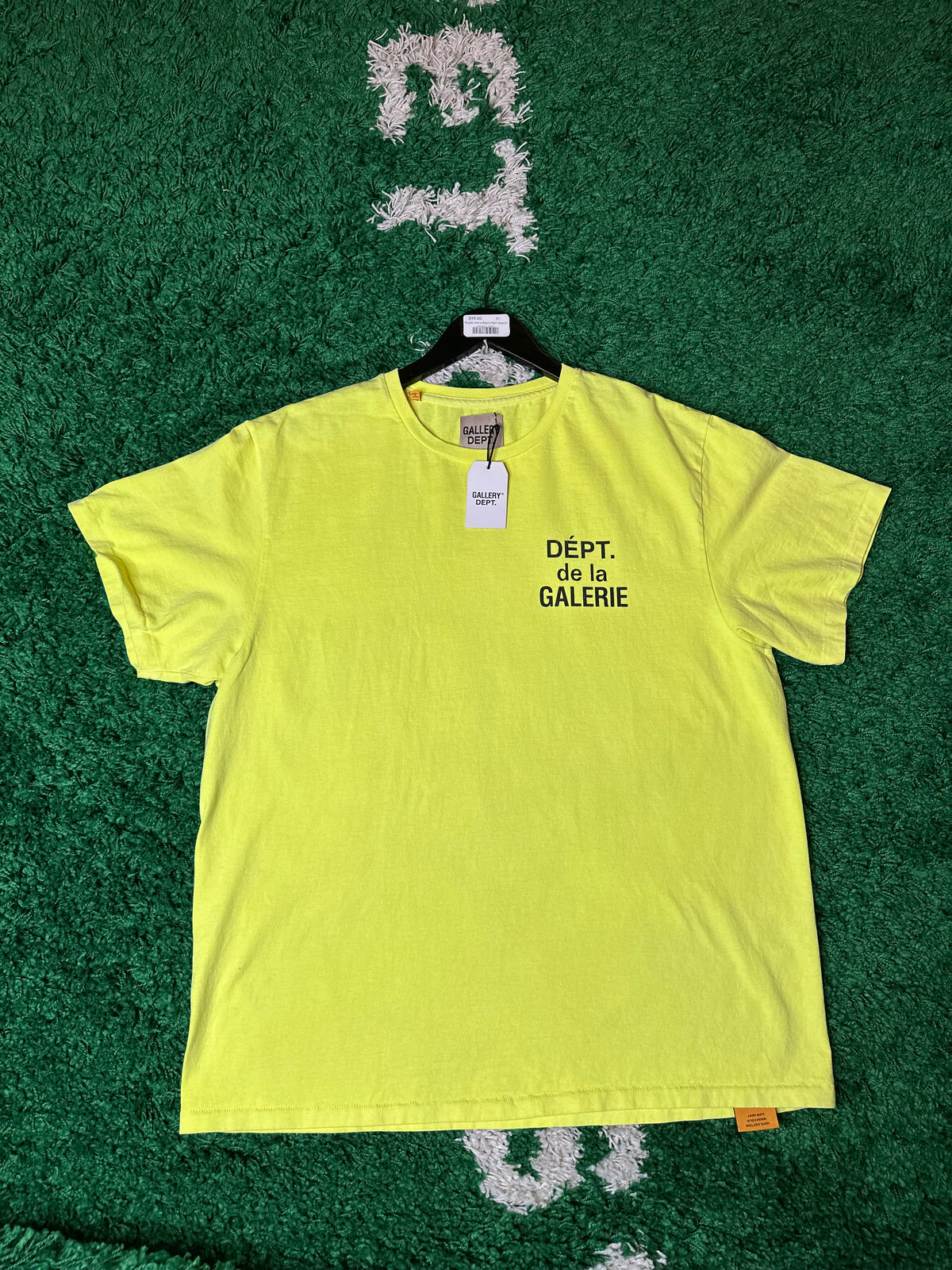 Gallery Dept Tee Yellow DS Size XL