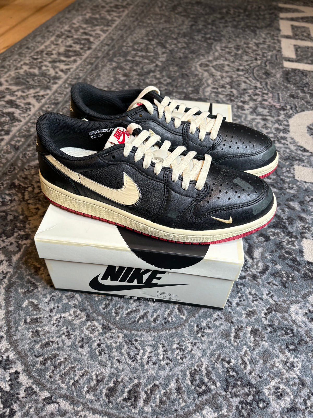Jordan 1 Retro Low “Nigel Better With Time” Clean Og Size 10