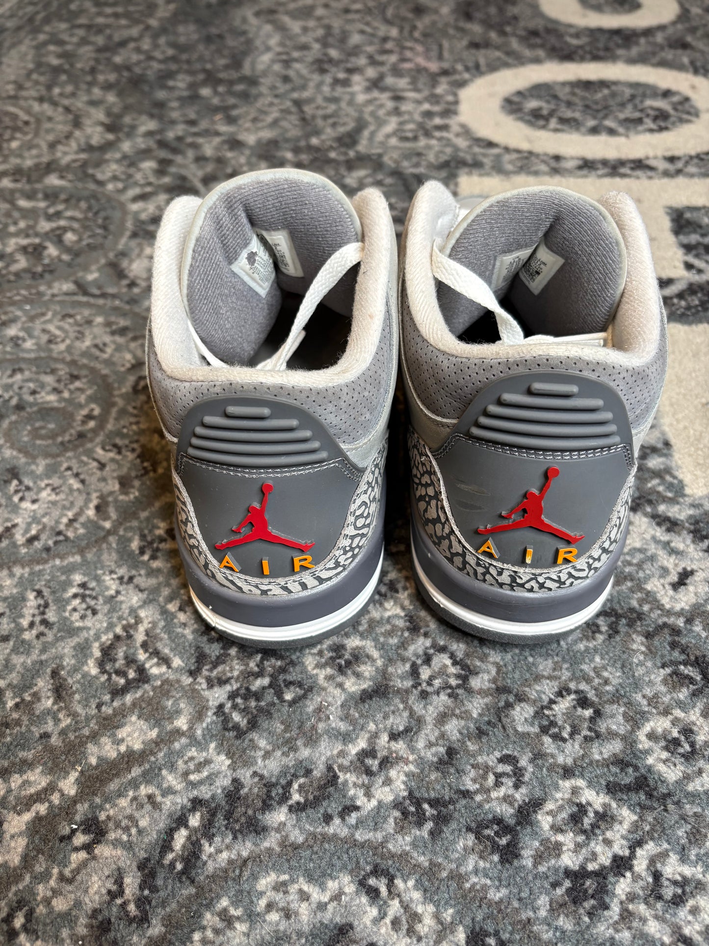 Jordan 3 Retro “Cool Grey” Clean Nb Size 11.5