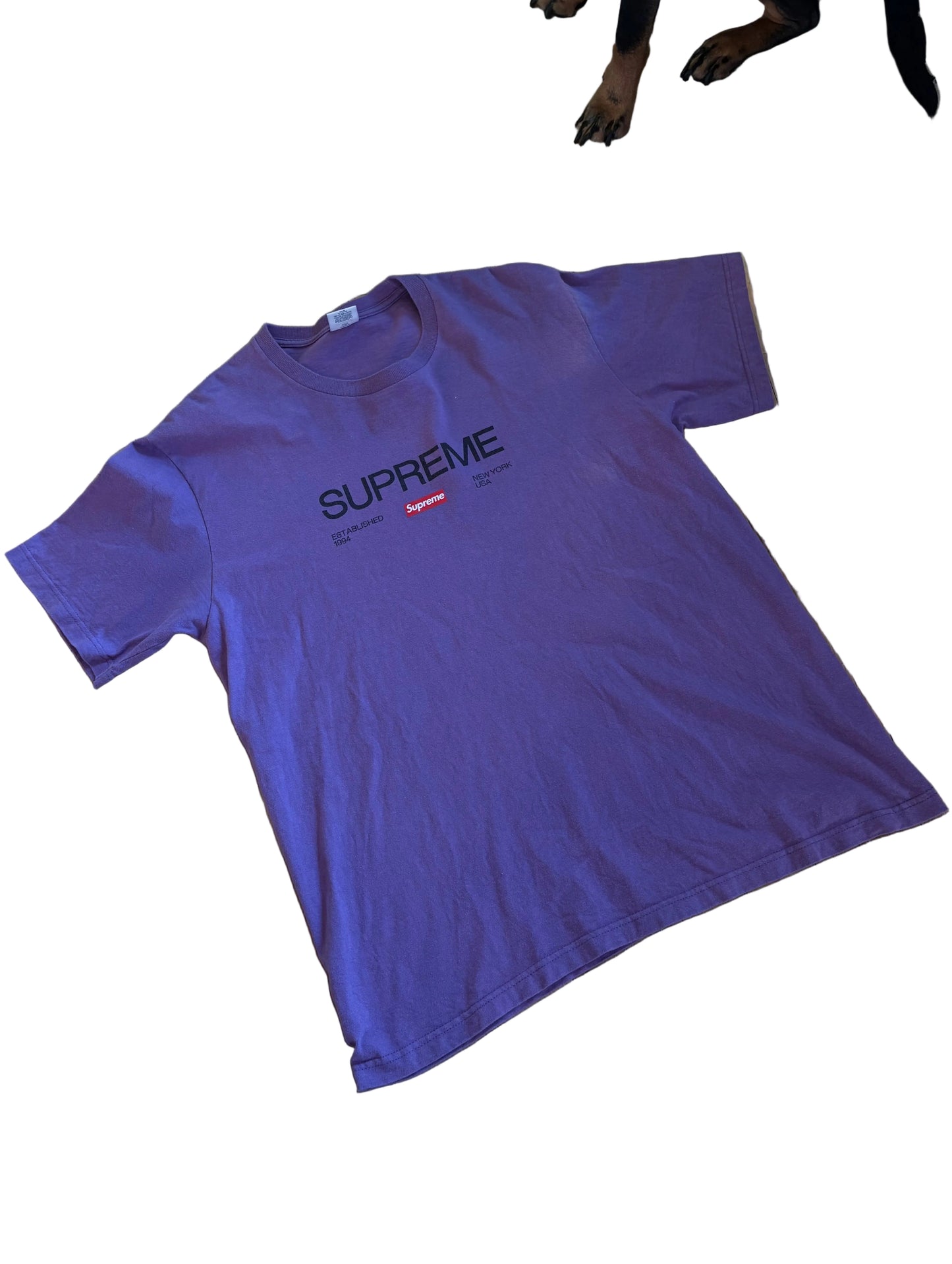 Supreme S1994 Purple Tee Size Medium