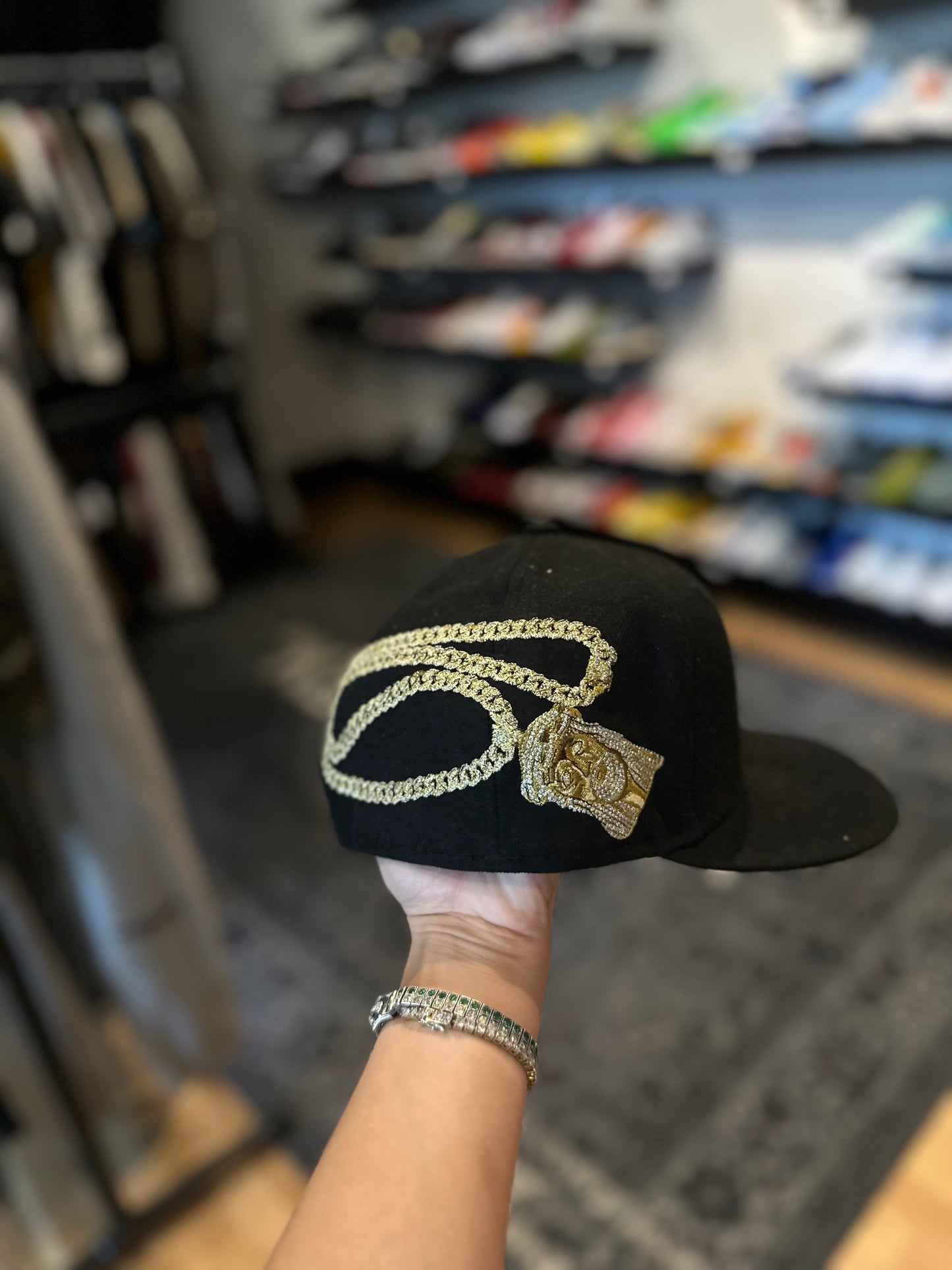 Supreme Fitted Chain Hat