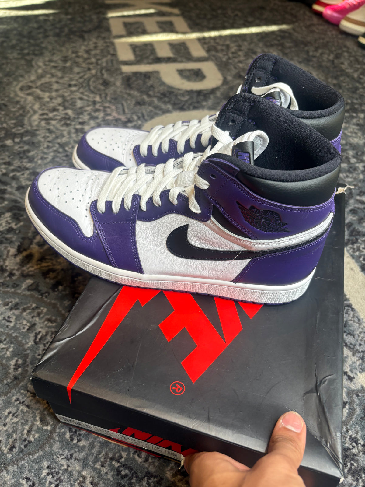 Jordan 1 Retro High “Court Purple” Clean Og Size 11