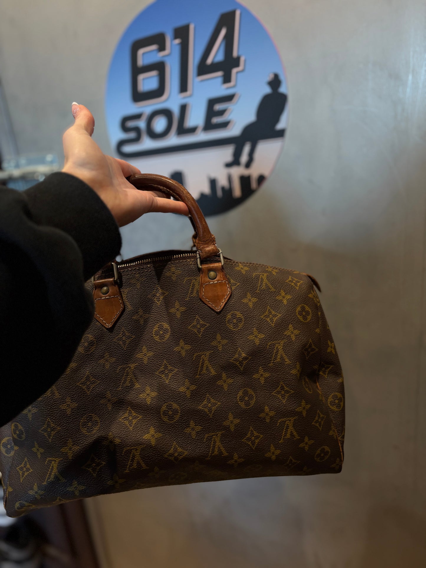 Louis Vuitton Brown Monogram Speedy