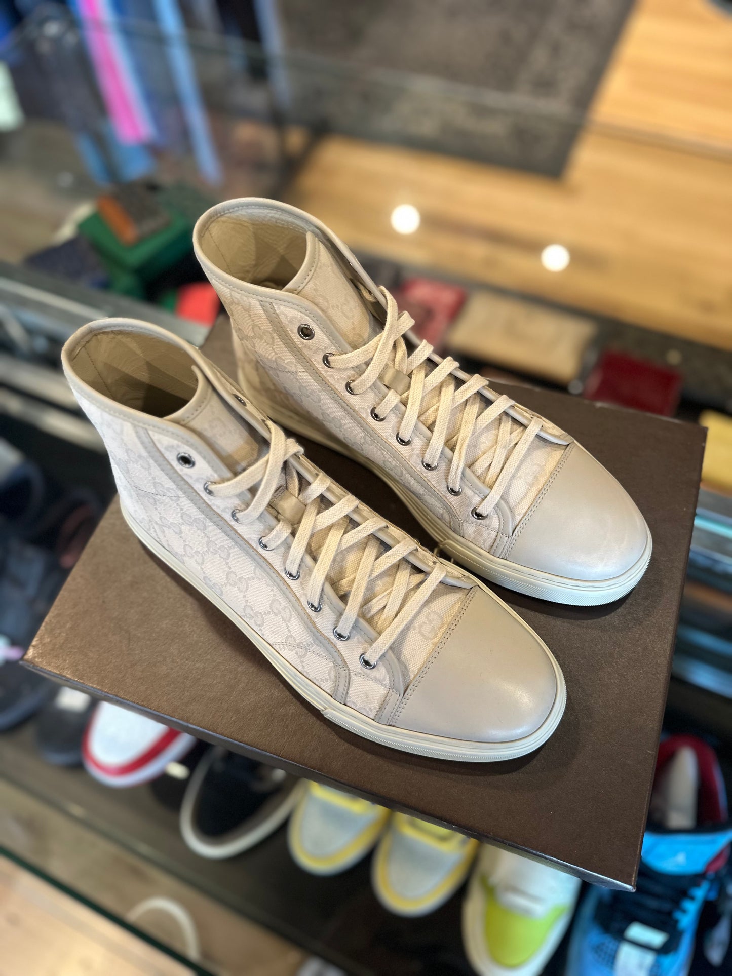 Gucci High Top White Clean OG Size 10.5G