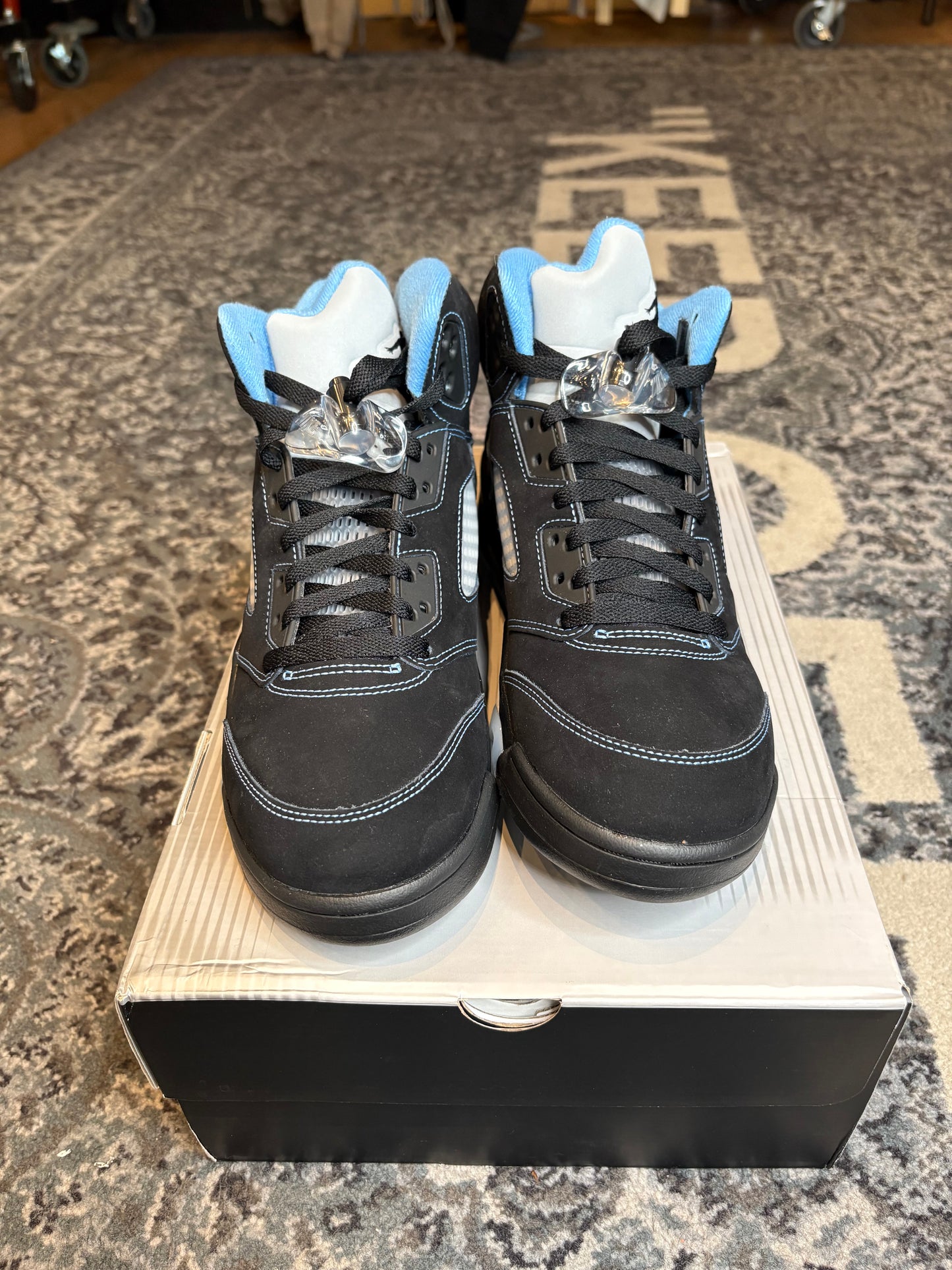 Jordan 5 Retro “Black UNC” Clean Og Size 8.5