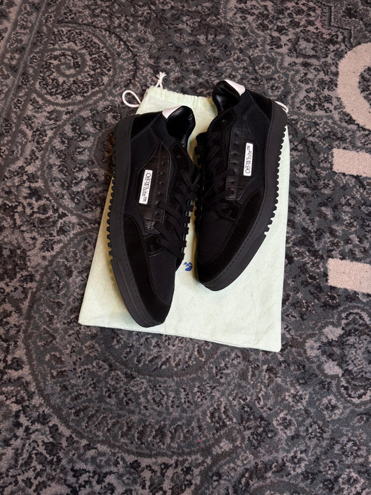 OFF-WHITE Vulcanized 5.0 Low Top “Black Black White” Clean RB Size 13(46 EU)