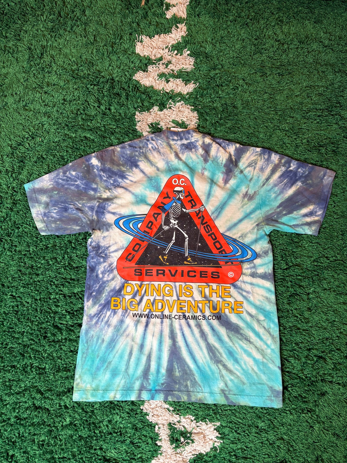 Online Ceramics Boulder Tie Dye Tee Size Small
