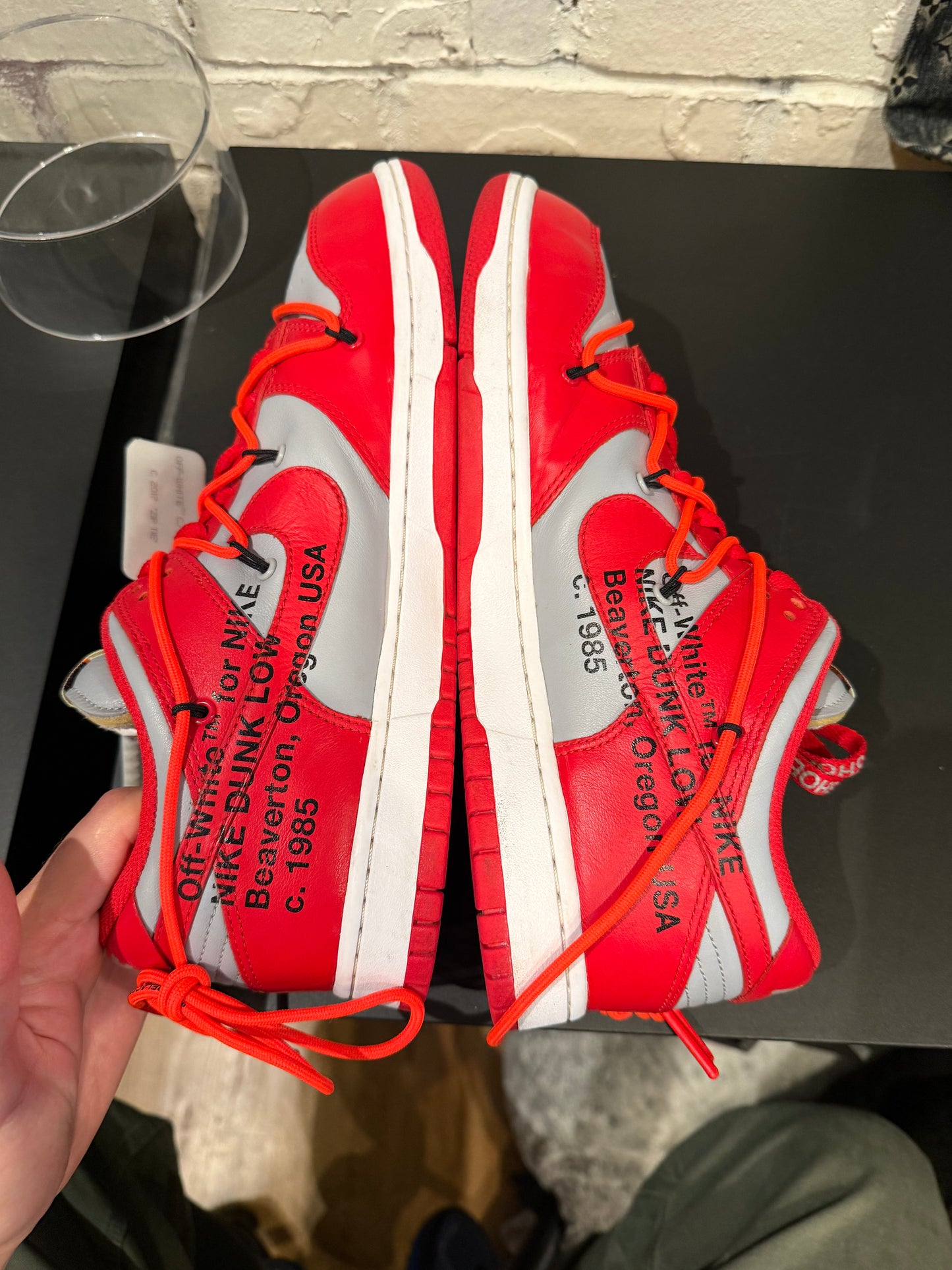 Dunk Low Off-White UNLV Clean NB Size 11
