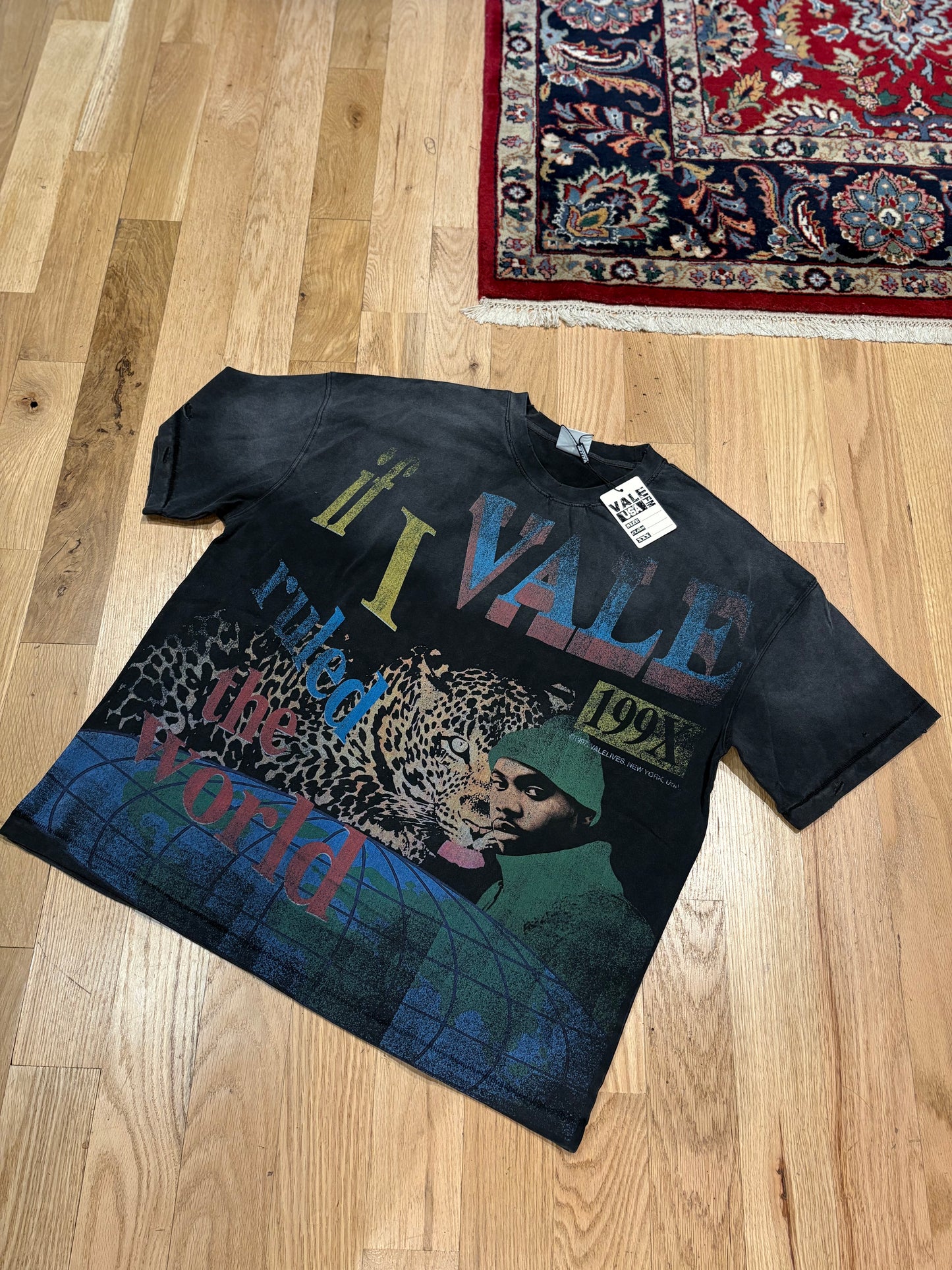 Vale Leopard Tee DS Size Large