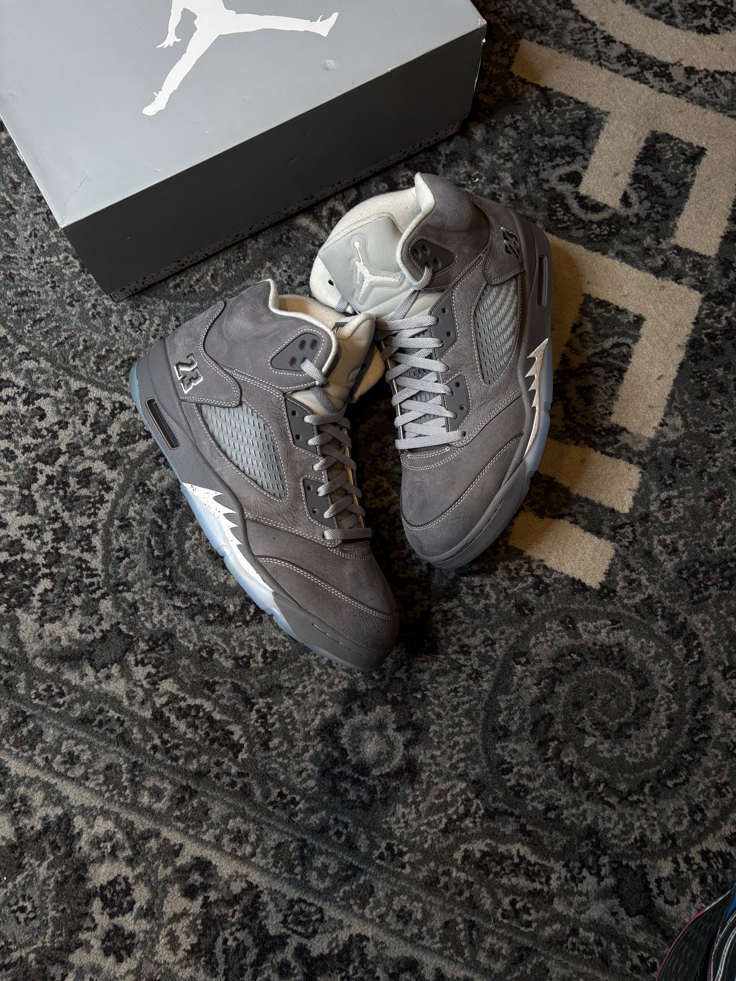 Jordan 5 Retro “Wolf Grey” Clean Og Size 13