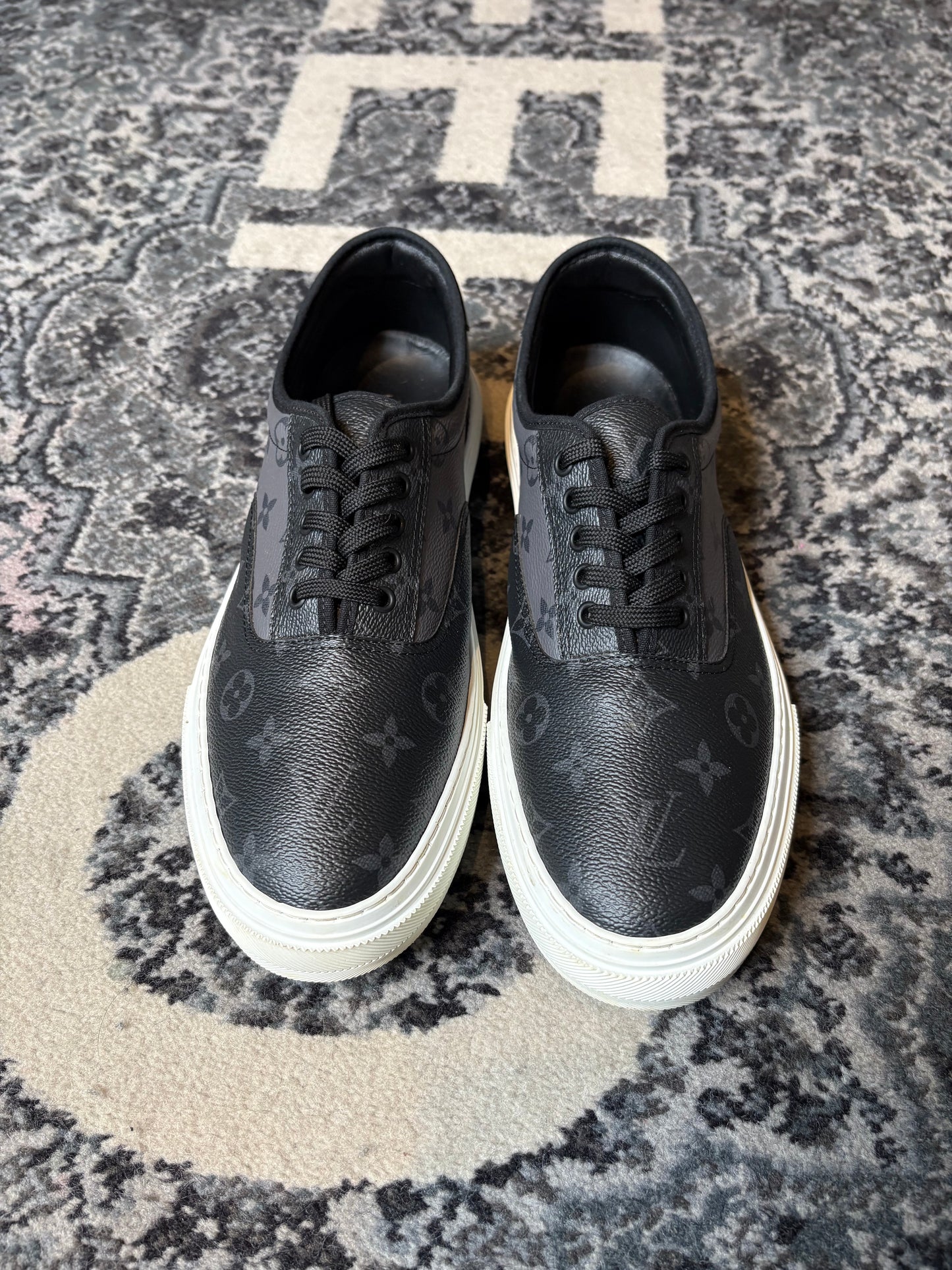 Louis Vuitton Monogram Canvas and Leather Low “Grey/Black” Clean Nb Size 11