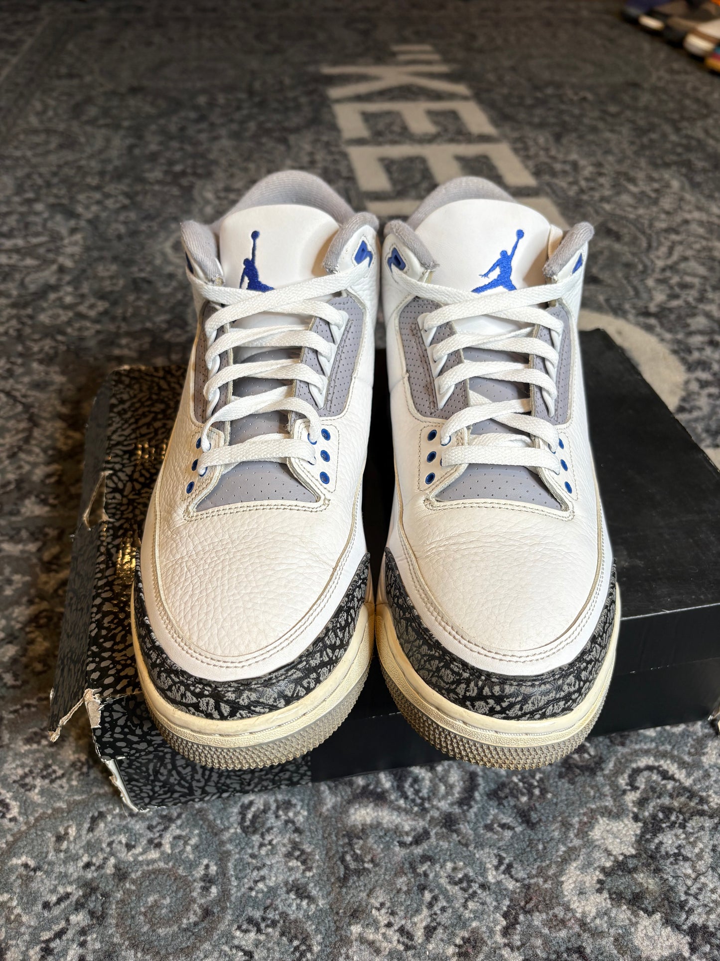 Jordan 3 Retro “Racer Blue” Clean Og Size 12