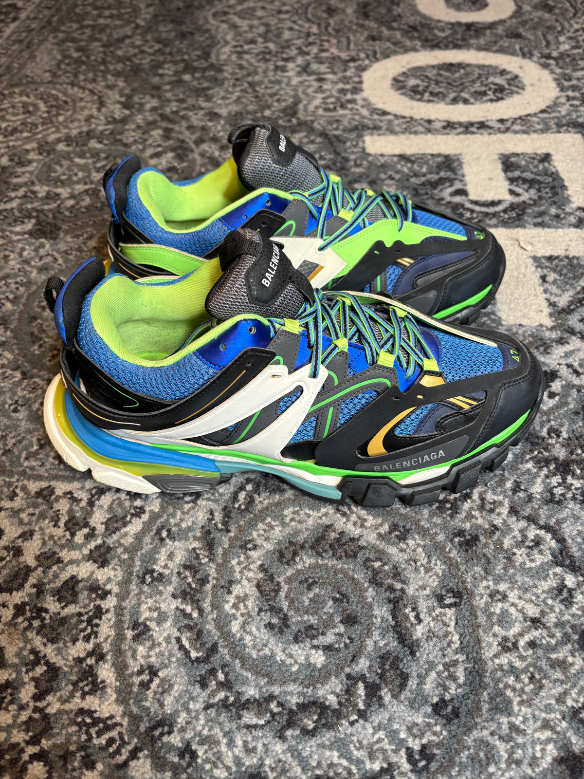 Balenciaga Track “Green White Blue” Clean Nb Size 14(47 EU)