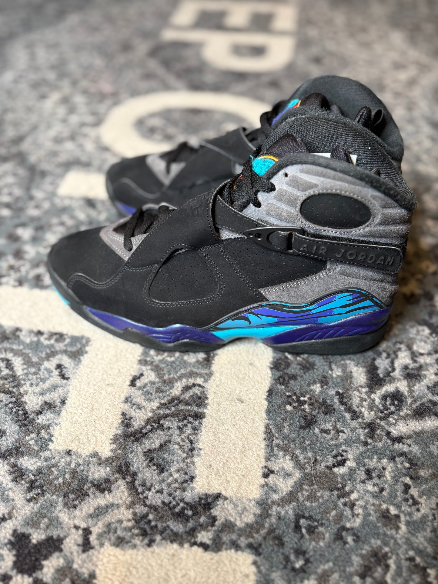 Jordan 8 Retro “Aqua” CLEAN NB SIZE 9.5