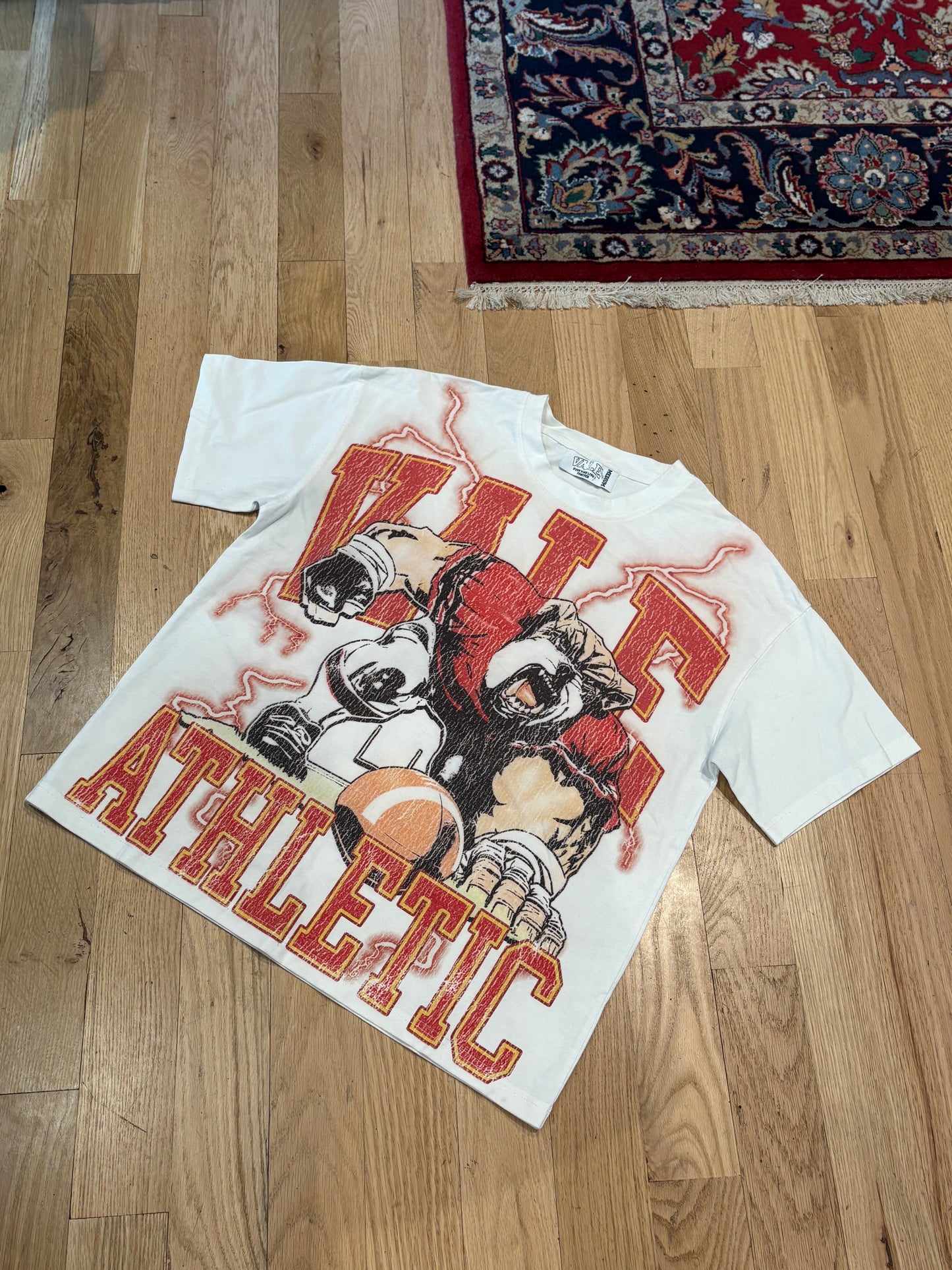 Vale Bulldog Tee White Size Medium