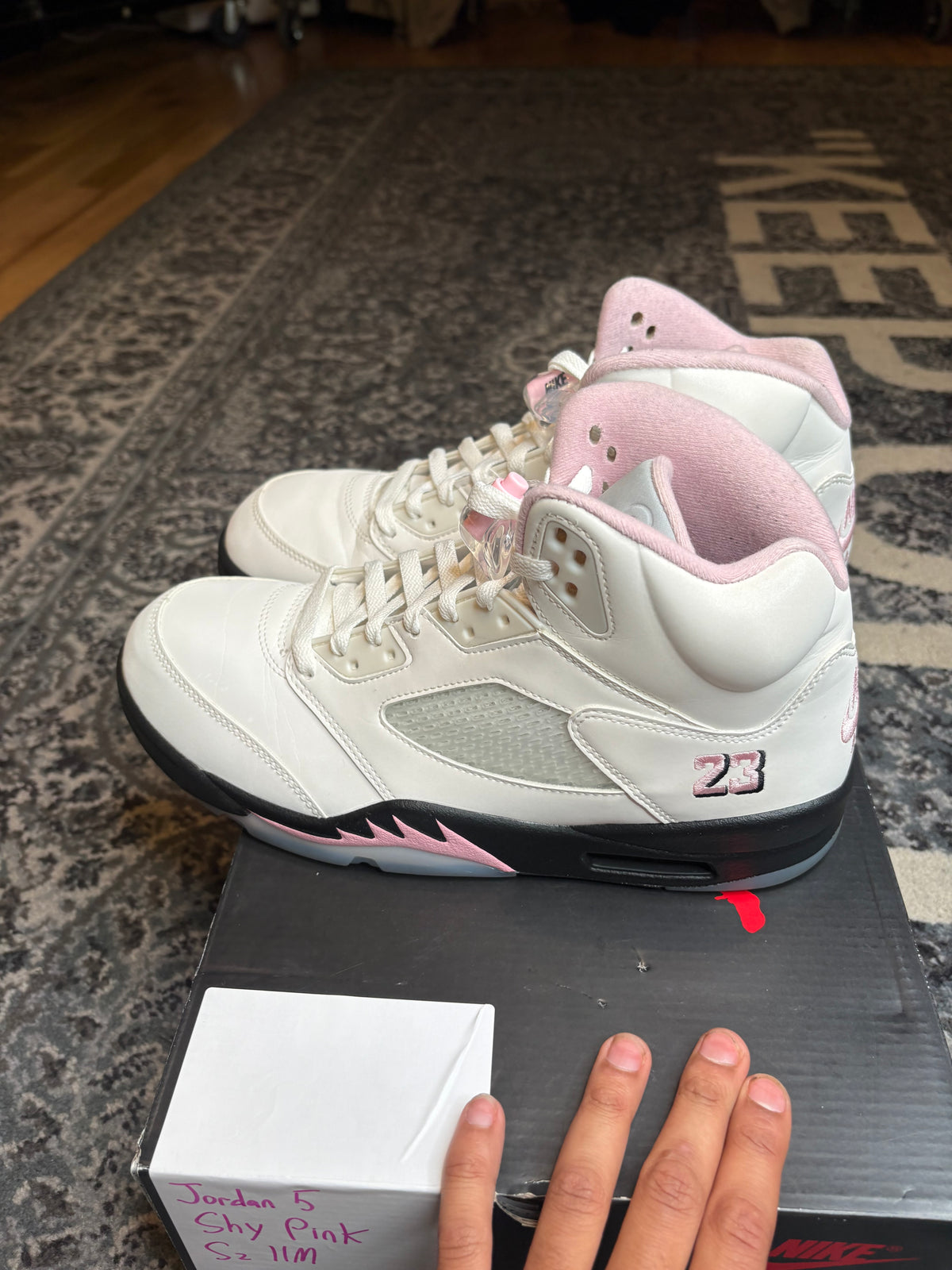 Jordan 5 Retro “Shy Pink” Po Rb Size 11