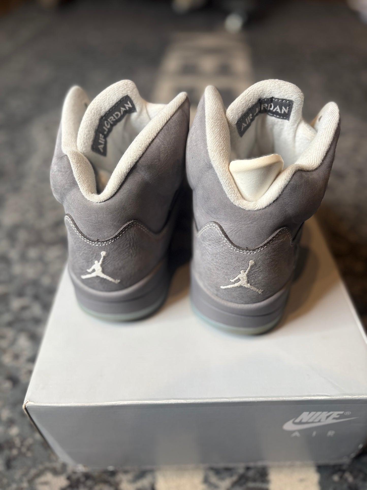 Jordan 5 Retro “Wolf Grey” Po Og Size 10.5
