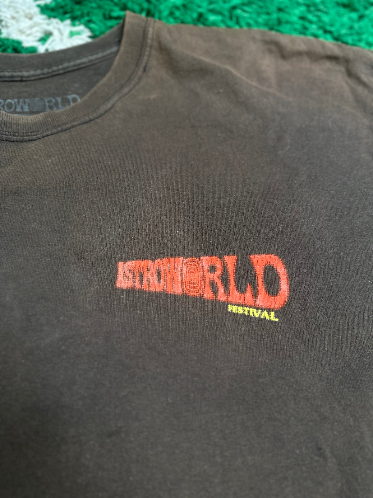 Astroworld Festival Tee Brown Size Large