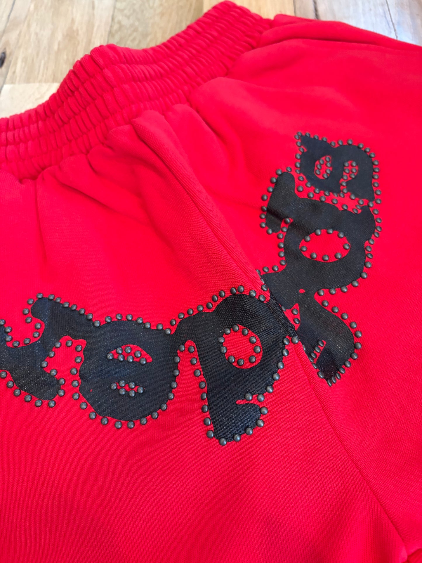 Sp5der OG Web Sweat Short Red DS