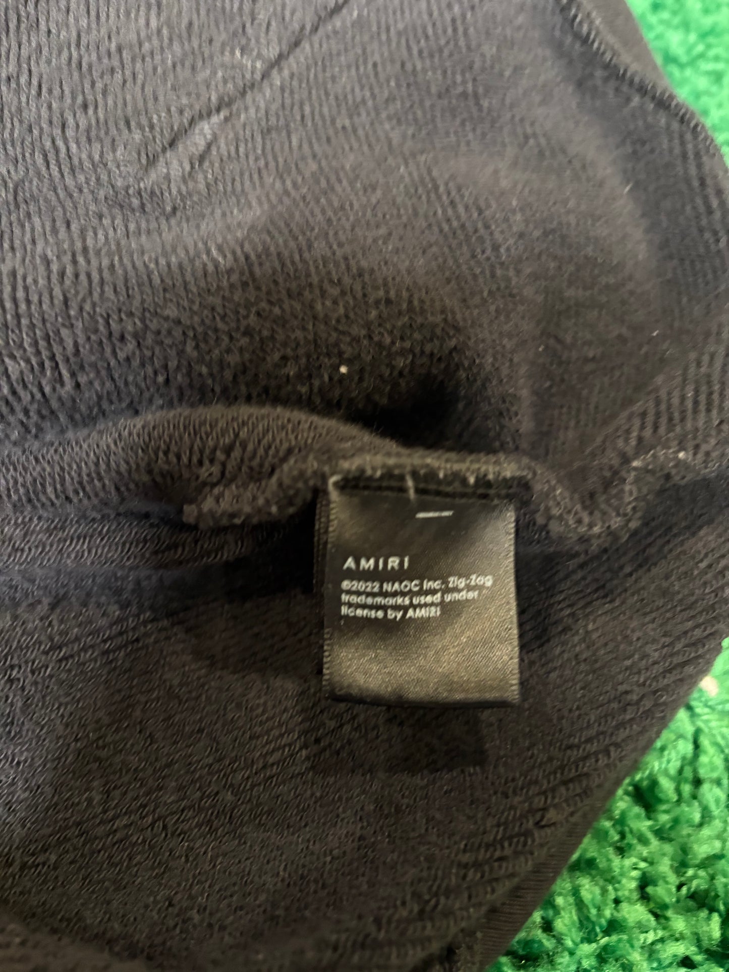 Amiri Zig Zag Hoodie Black Size XXL