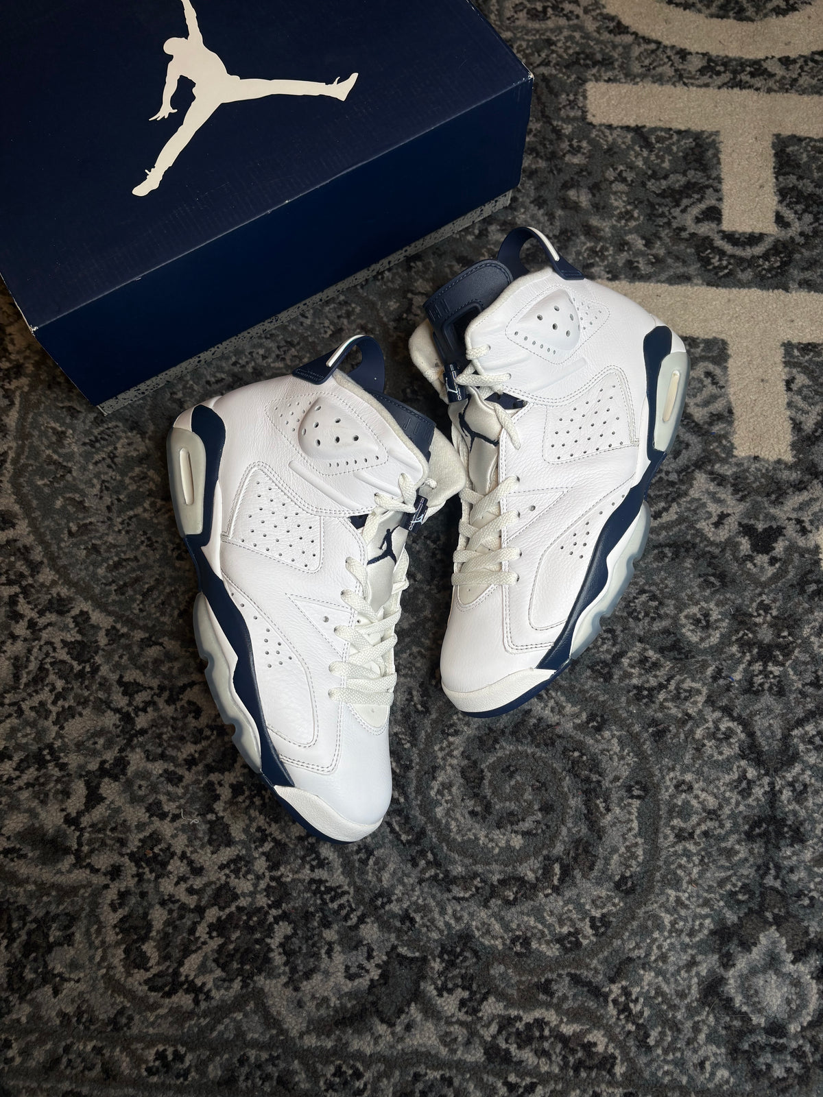 Jordan 6 Retro “Midnight Navy” Clean Og Size 11
