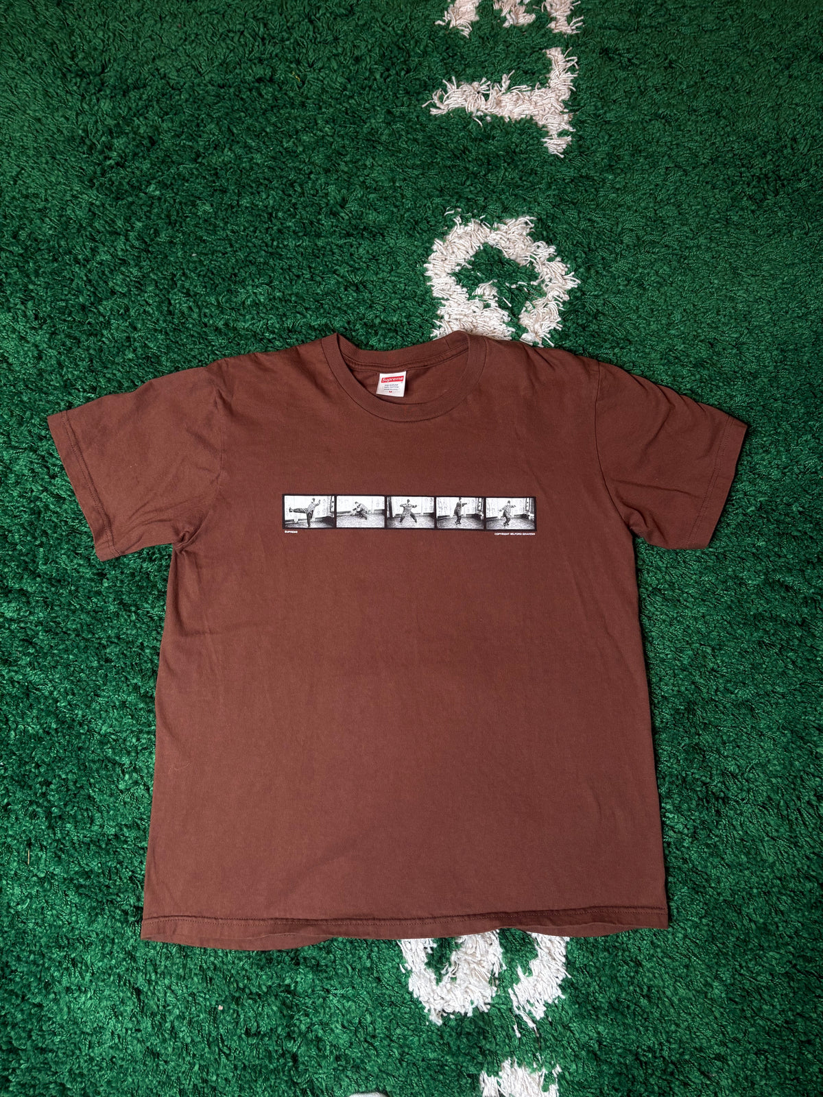 Supreme Karate Tee Brown Size Medium