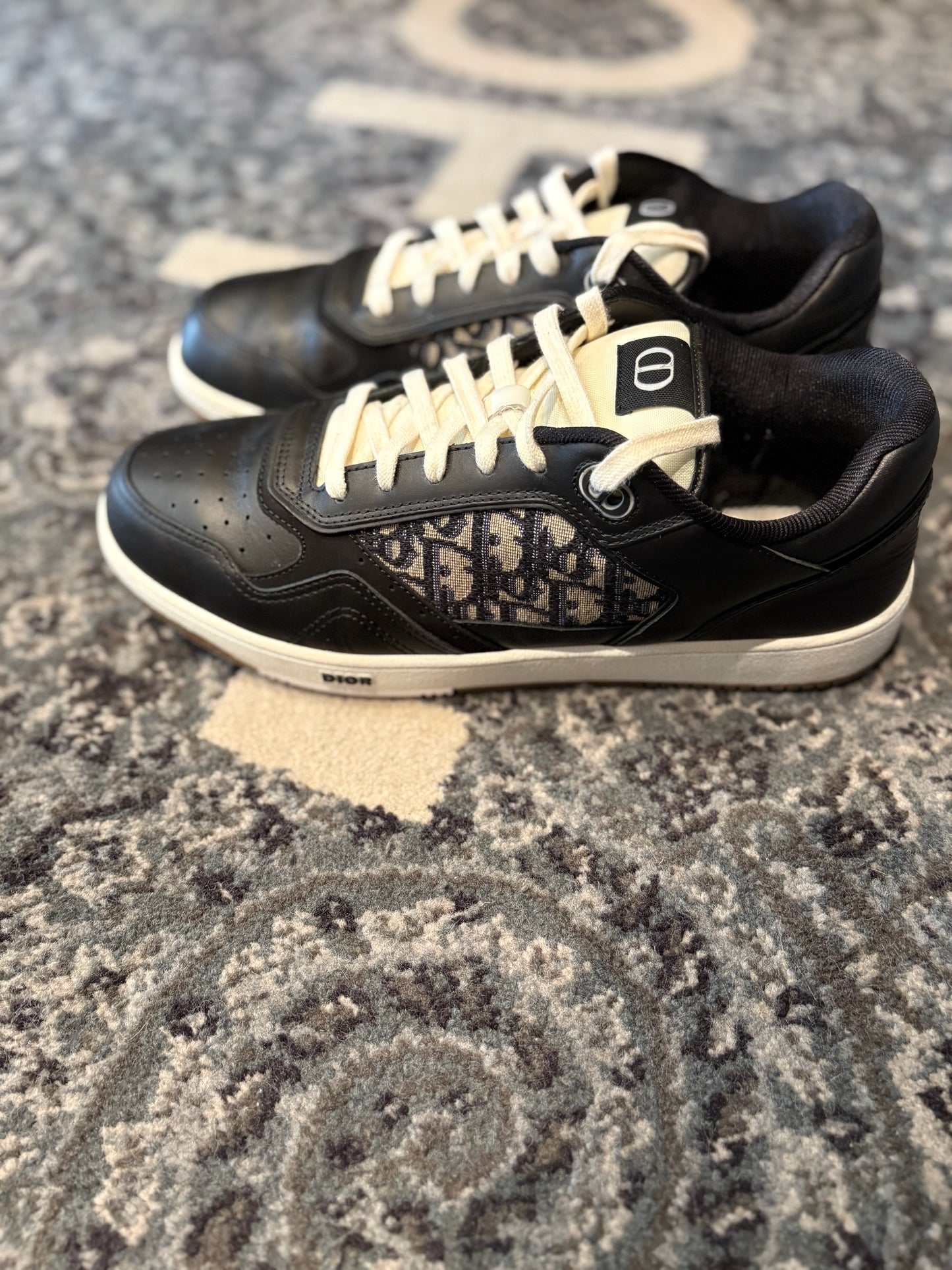 Dior B27 Low “Black Beige”  PO NB SIZE 12(45 EU)