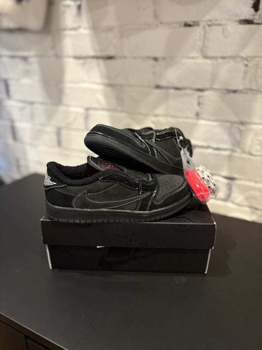 Jordan 1 Retro Travis Scott Black Phantom DS OG Size 2.5Y